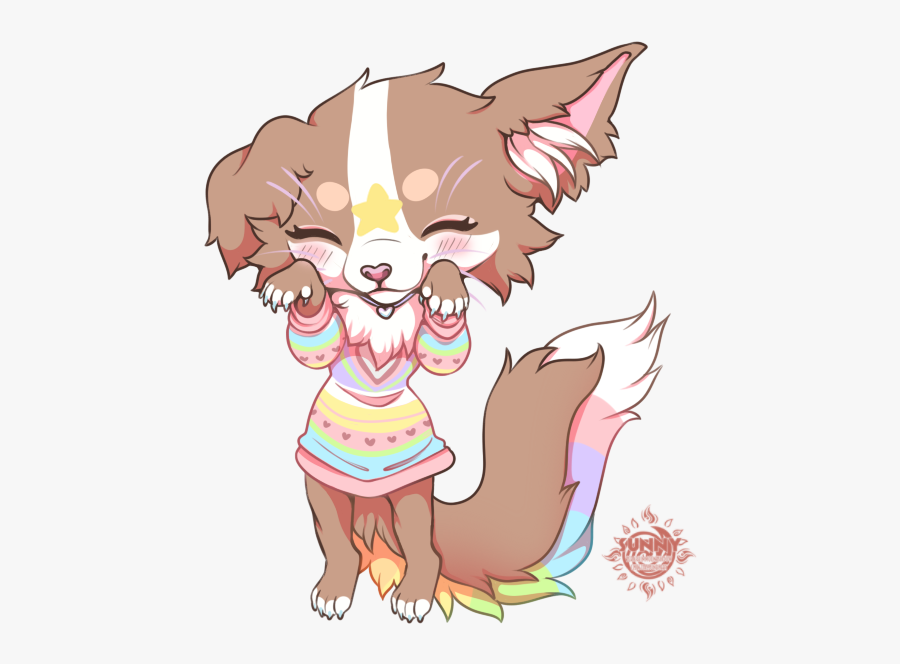 Blushing Chibi - Cartoon, Transparent Clipart