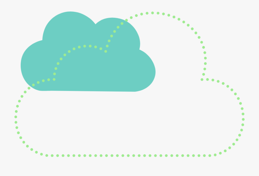 Green Right Cloud - Festival, Transparent Clipart