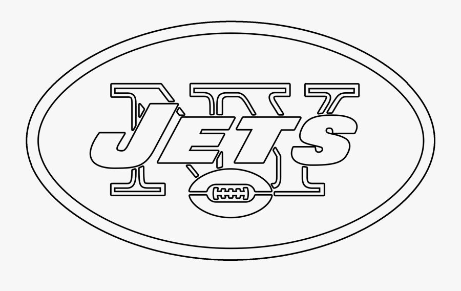 New York Giants Logo Png - New York Jets Logos Black And White, Transparent Clipart