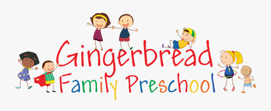 Gingerbread Family Preschool, Transparent Clipart