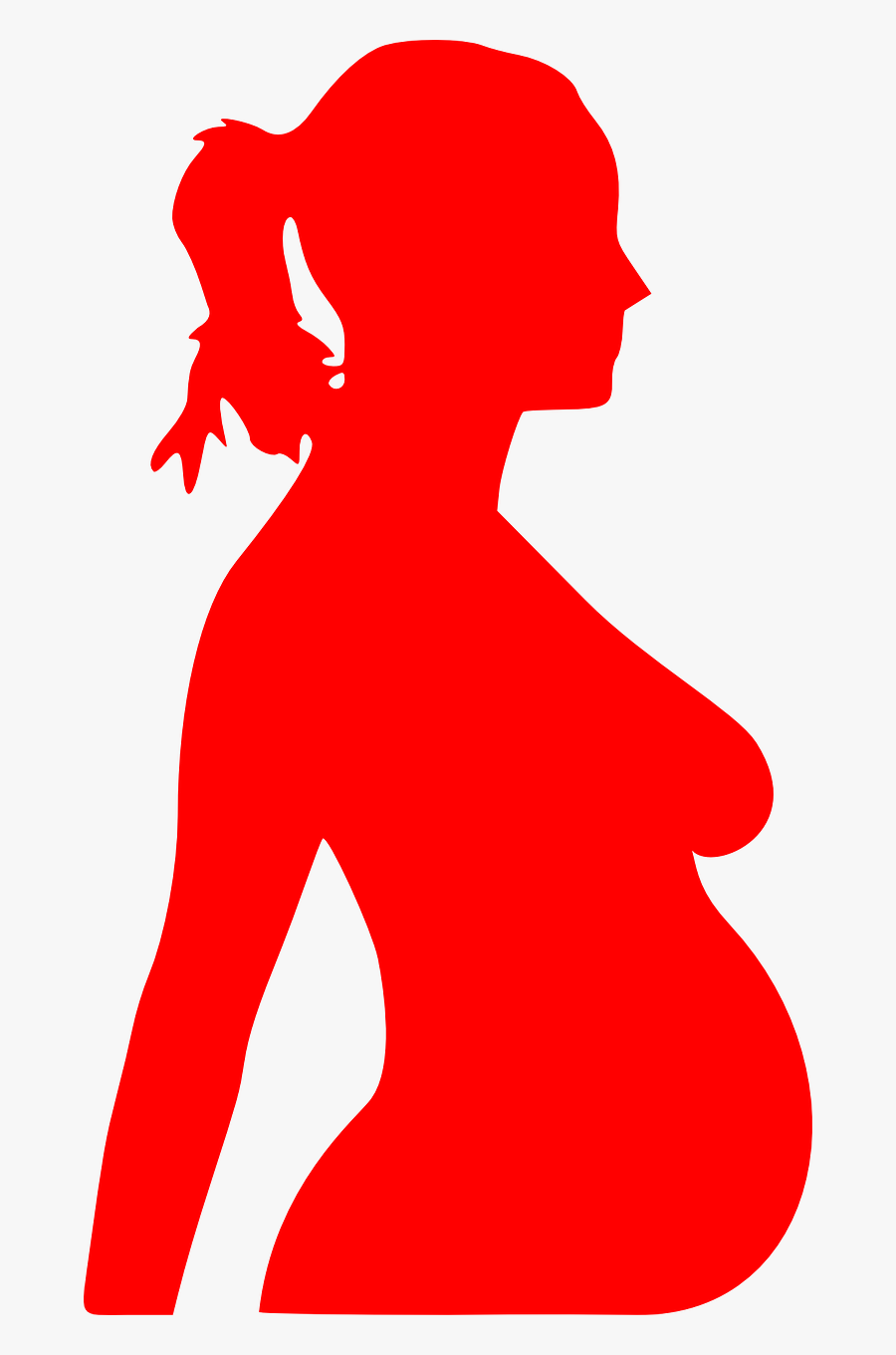 Woman Pregnant Wilhouette Free Picture - Pregnant Woman Clipart Black, Transparent Clipart