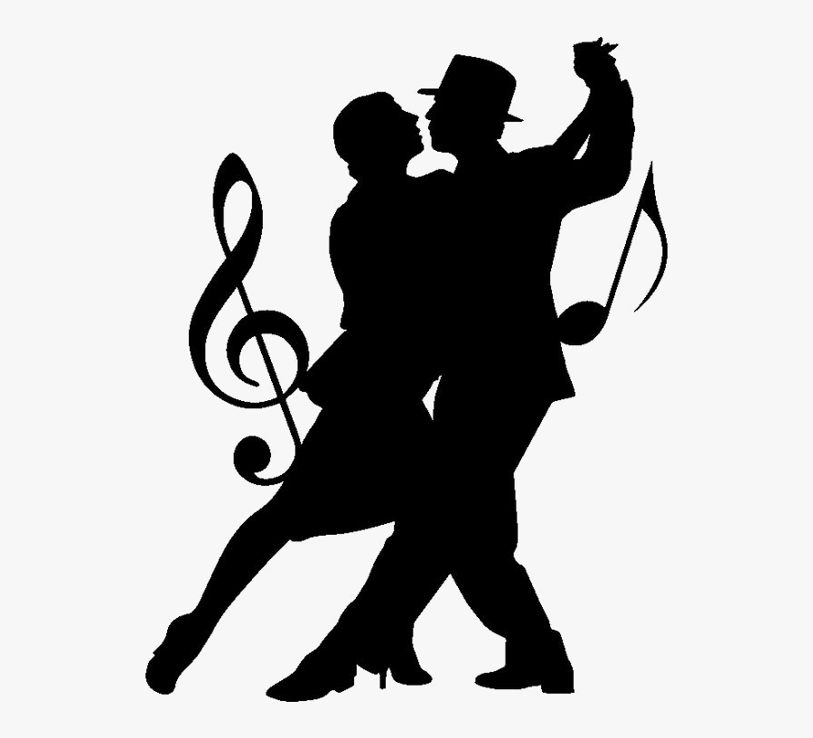 Ballroom Dance Tango Ballet Dancer Jazz Dance - Tango Silhouette, Transparent Clipart