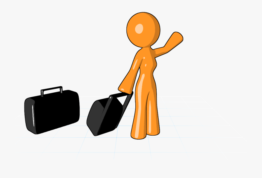 Girl Traveling - Travel Business Pics Art, Transparent Clipart