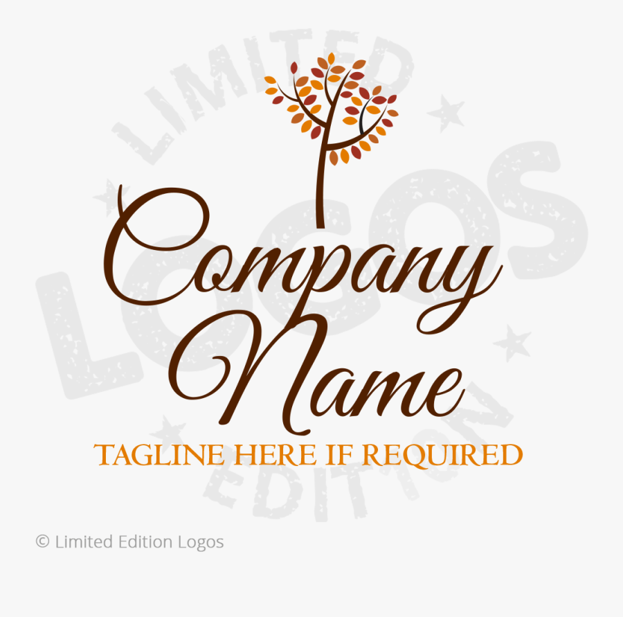 Limited Edition Logos Autumn Tree Logo - Yours Completely Krista Lakes, Transparent Clipart