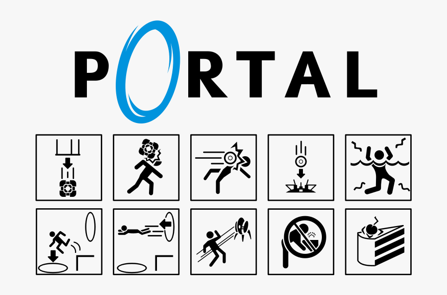 Portal Cake Is A Lie, Transparent Clipart