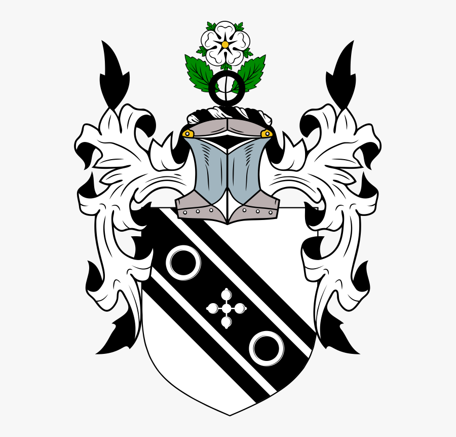 William Ames Heraldic Achievement - Ames Family Crest, Transparent Clipart