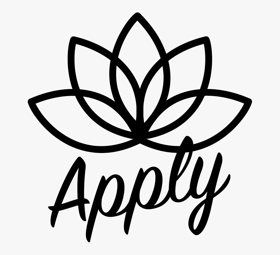 Lotus Flower Outline Green, Transparent Clipart