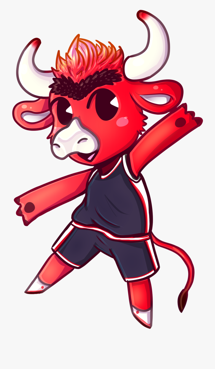 [fan Art Friday] My Girlfriend Drew Benny The Bull - Benny The Bull Fanart, Transparent Clipart