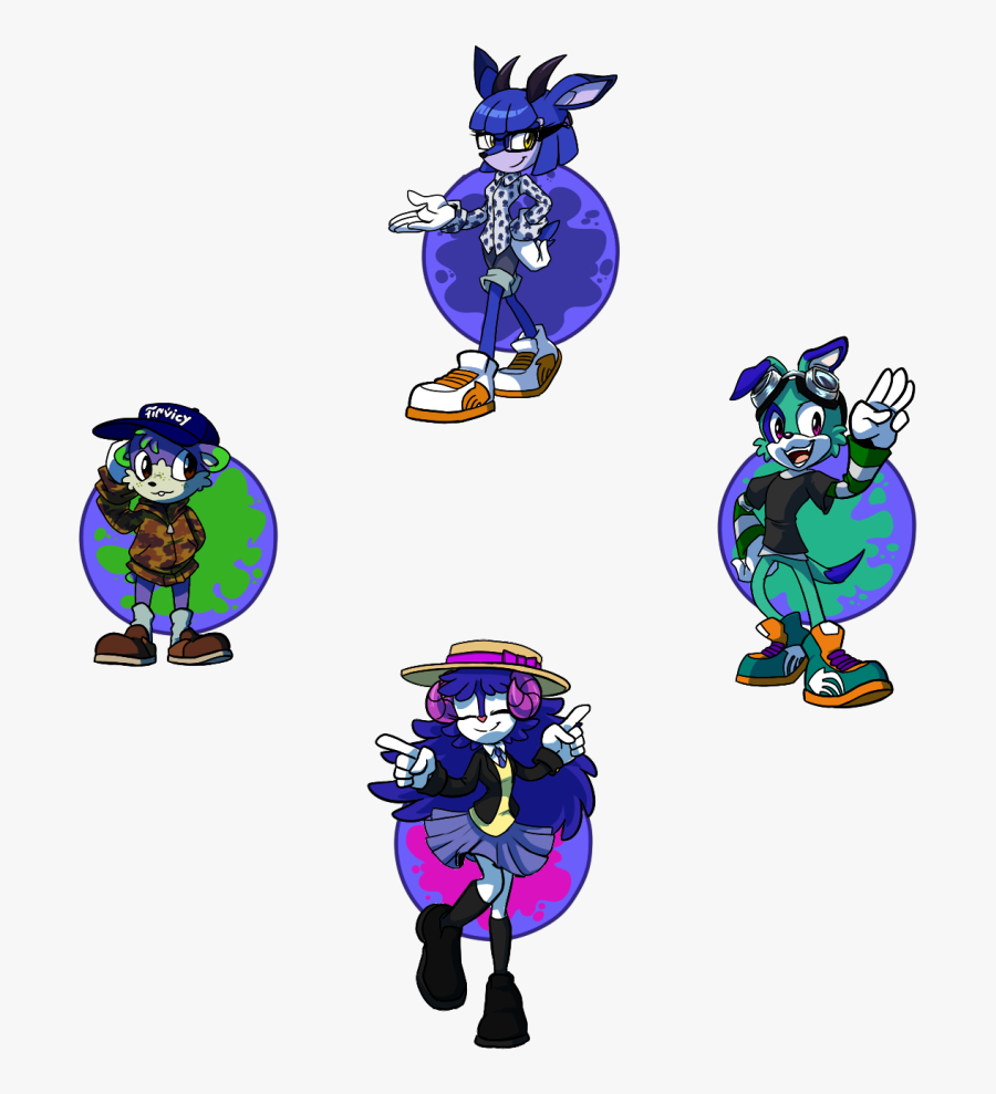 Logan And Tanrine Chip Splatoon, Transparent Clipart