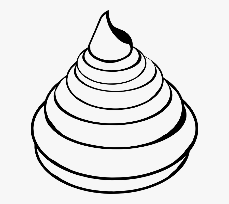 Graphic, Poop, Symbol, Excrement, Icon, Cartoon, Shit - Line Art, Transparent Clipart