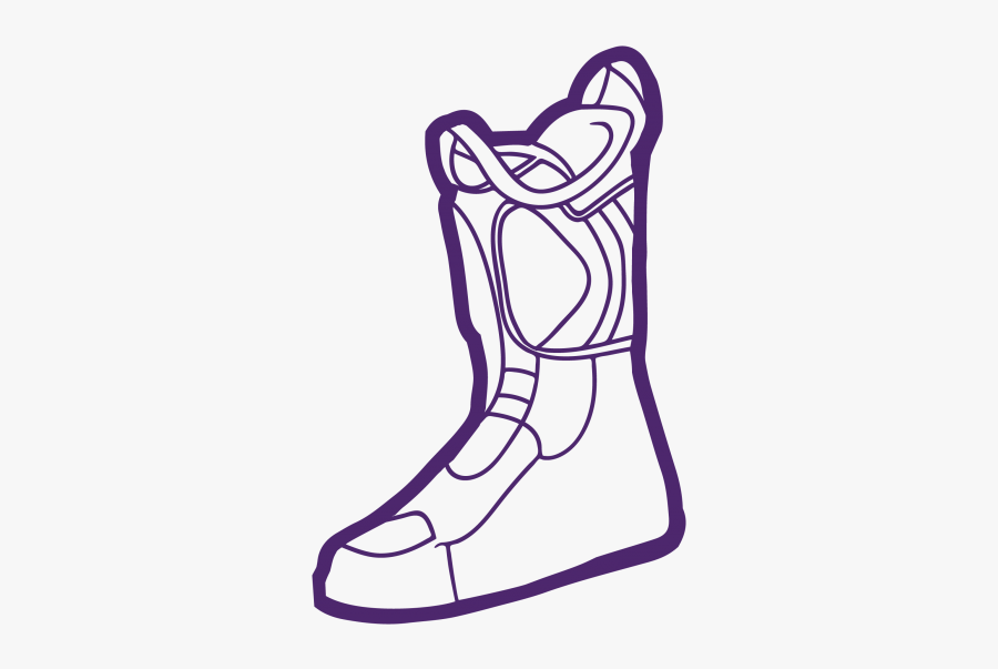 Ski Boot Fitting Liner - Cowboy Boot, Transparent Clipart
