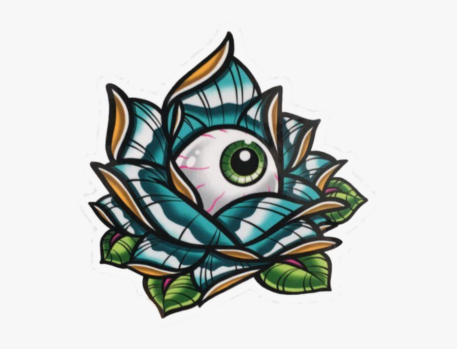 #stickergang #eye #of #the #lotus #whoa #crazy #weird - Cartoon, Transparent Clipart