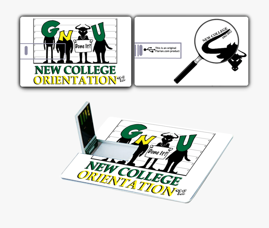 New College Wallet Usb Card, Transparent Clipart