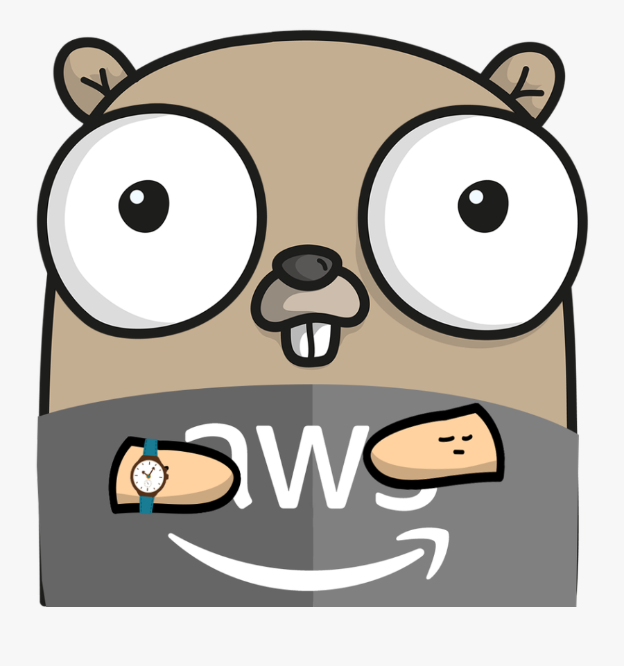 Pink Golang Gopher, Transparent Clipart