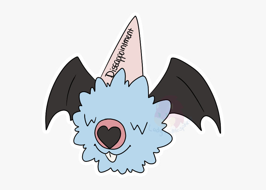Woobat - Cartoon, Transparent Clipart