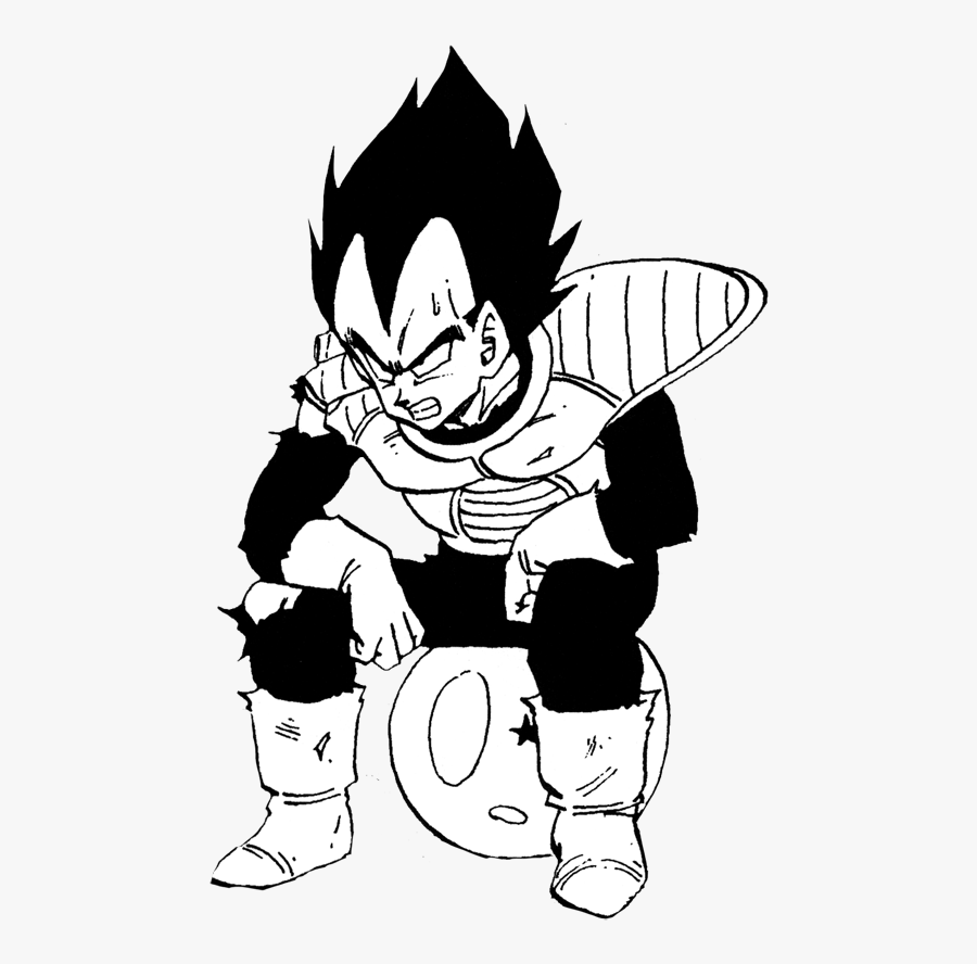 Vegeta Manga Transparent, Transparent Clipart