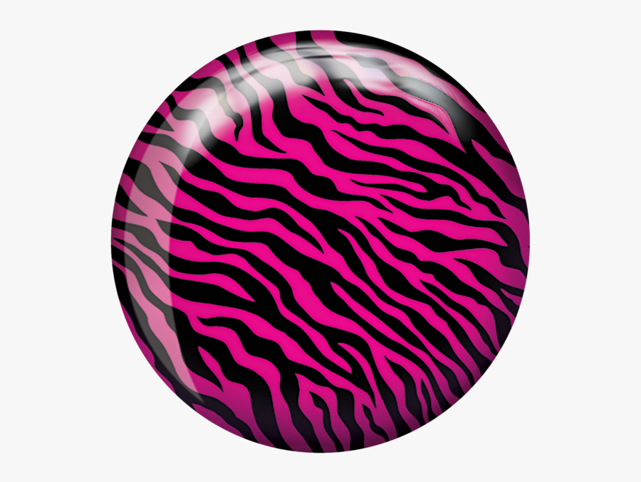 Brunswick Pink Zebra Viz-a-ball Bowling Ball, Transparent Clipart