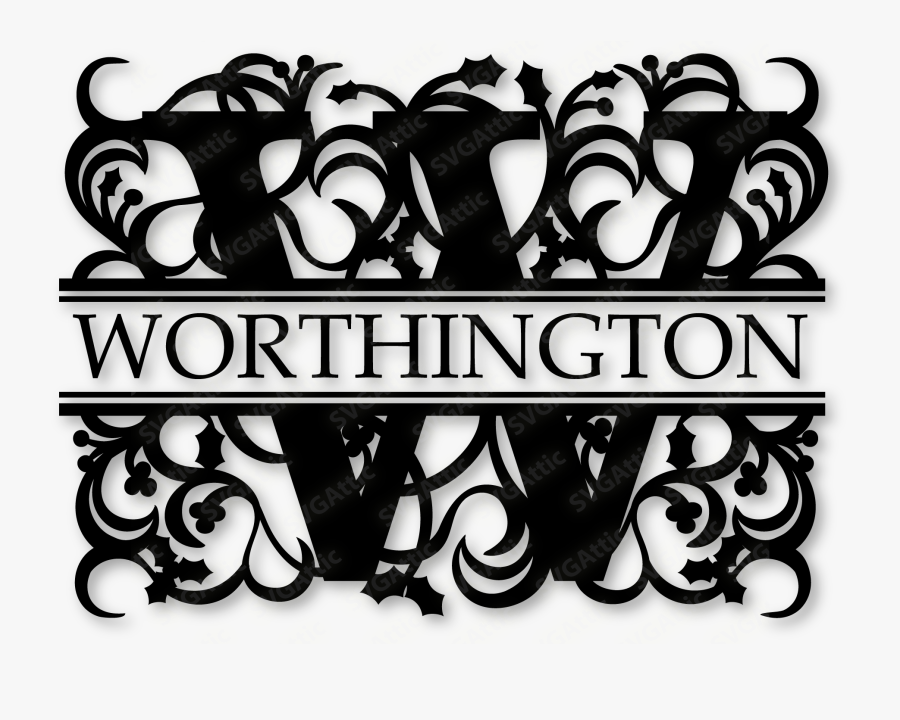 Download Sds Holly Monogram W Snapdragon Snippets Monogram Free Transparent Clipart Clipartkey