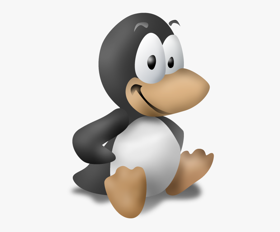 Yükledim Bilgisayara Bir Sürü Yazı Yazdı, Kullanıcı - Baby Tux Linux, Transparent Clipart