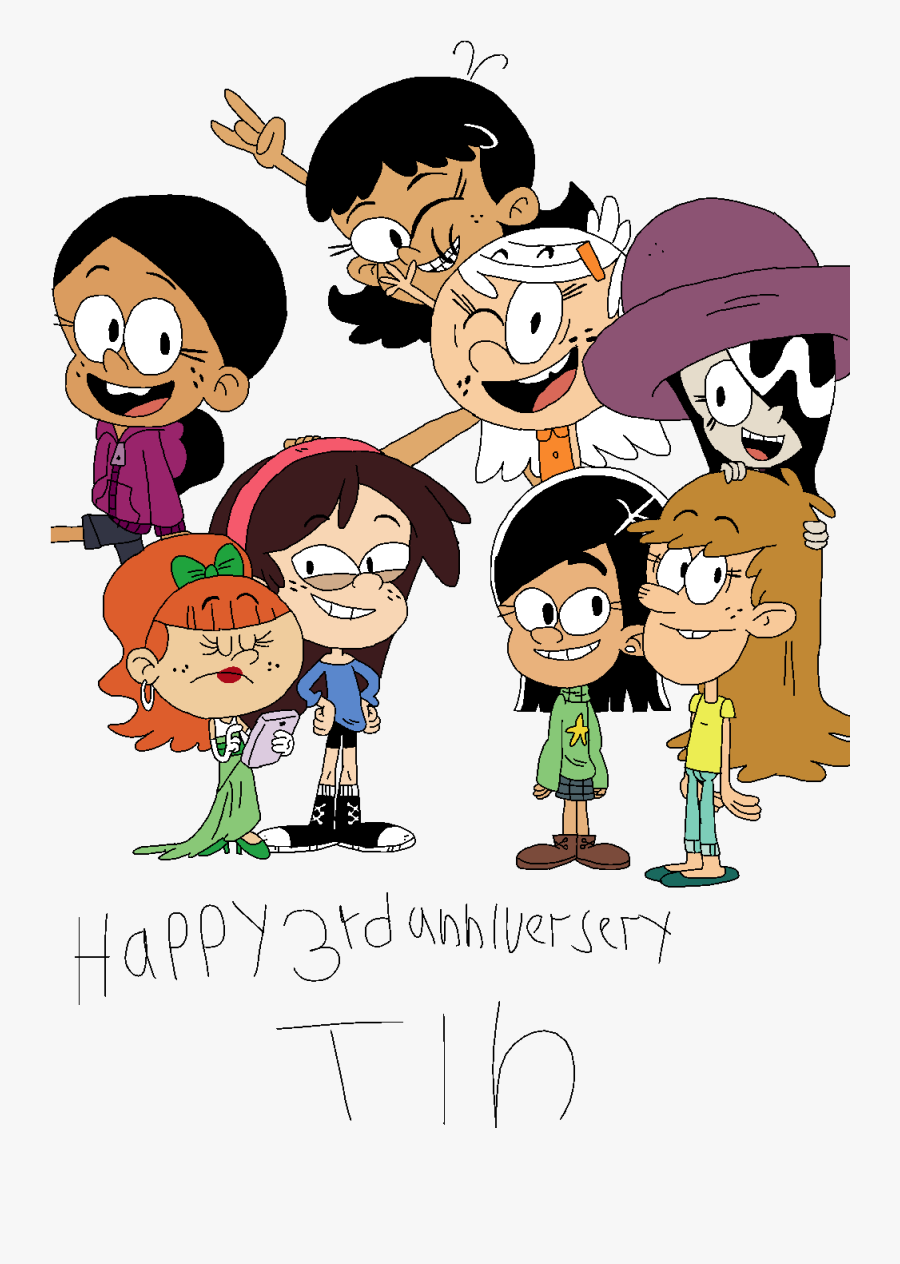 Happy 3rd Anniversary Tlh - Cartoon, Transparent Clipart