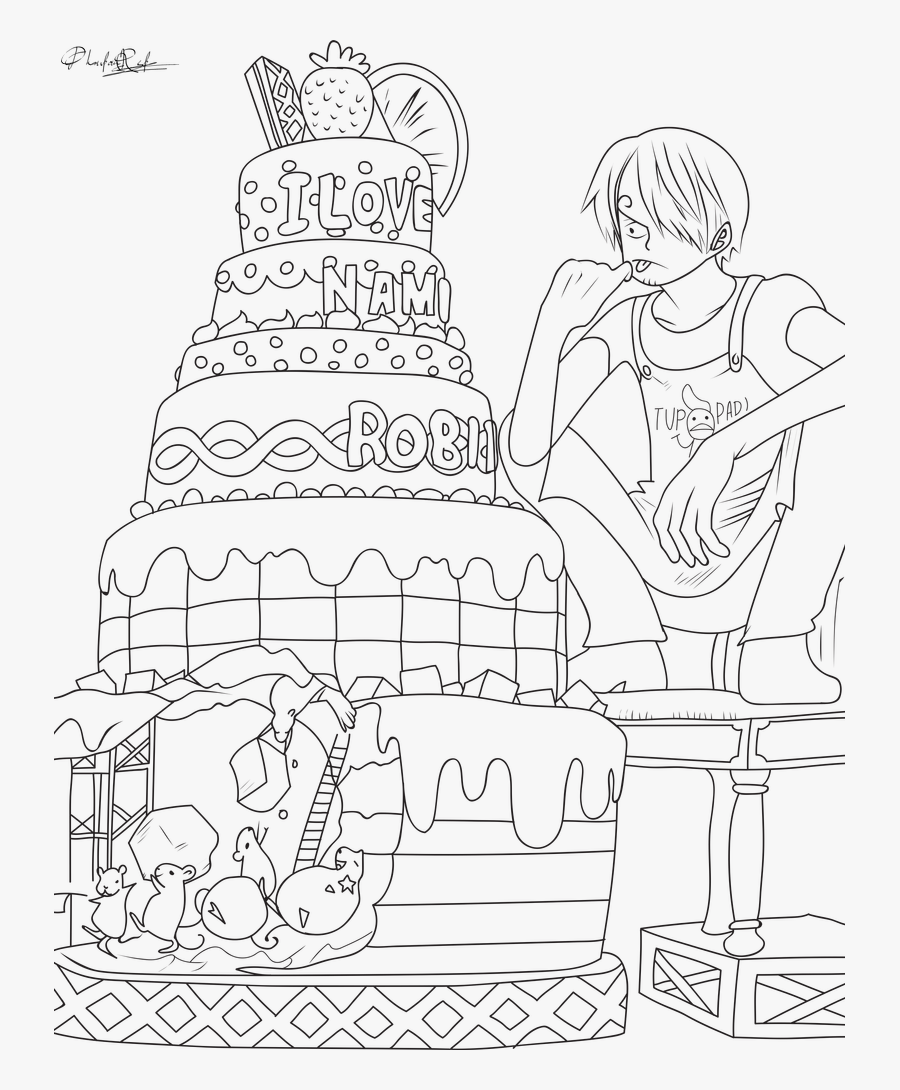 Cake Walk Lineart - Cake Lineart, Transparent Clipart