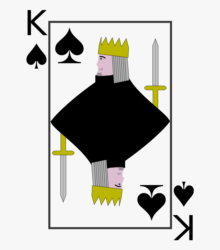 Cards K Spade - 8 Of Spades Card, Transparent Clipart
