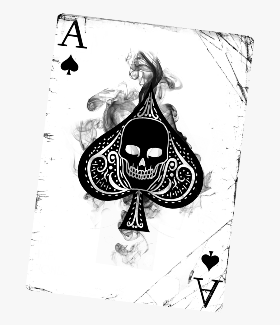 Transparent Ace Of Spades Clipart - Ace Of Spades Tattoo Drawing, Transparent Clipart