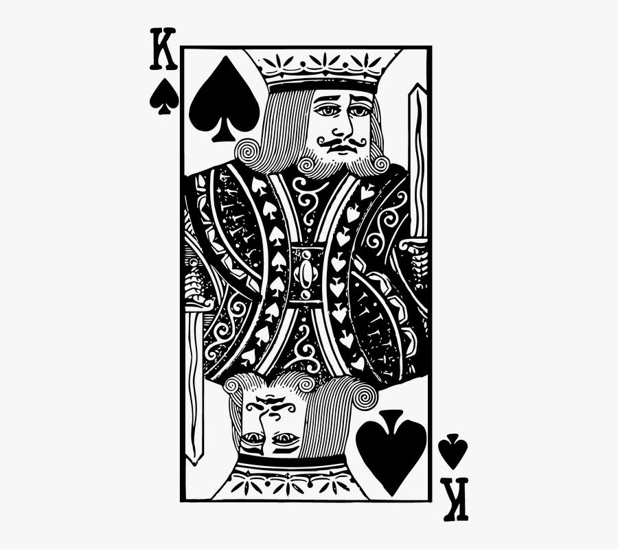King Of Spades, Cards, Spade, King, Poker, Spades - Illustration, Transparent Clipart