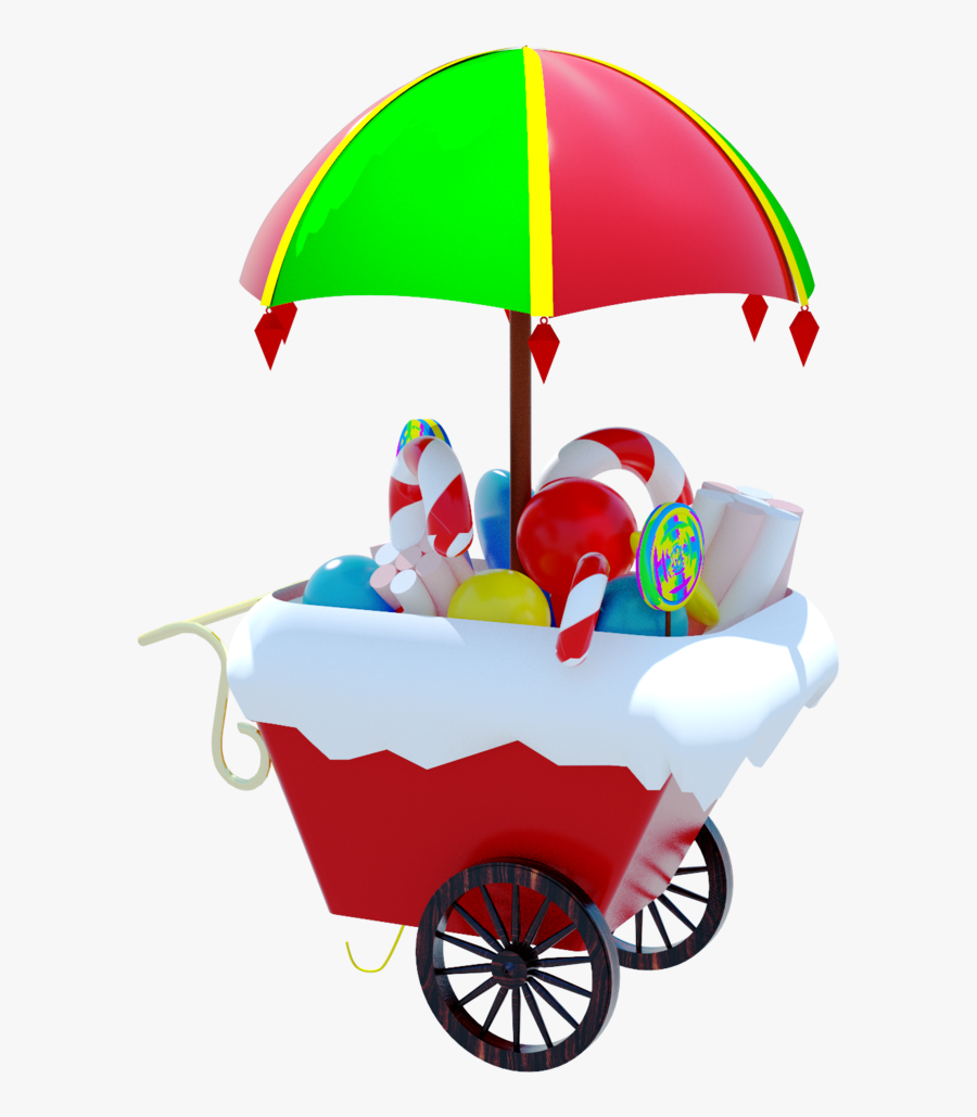 Umbrella Clip Wagon - Wagon, Transparent Clipart
