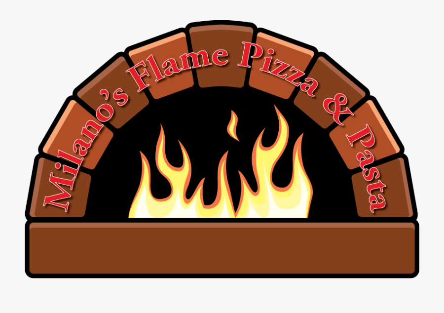Milano"s Flame Pizza - Flame, Transparent Clipart