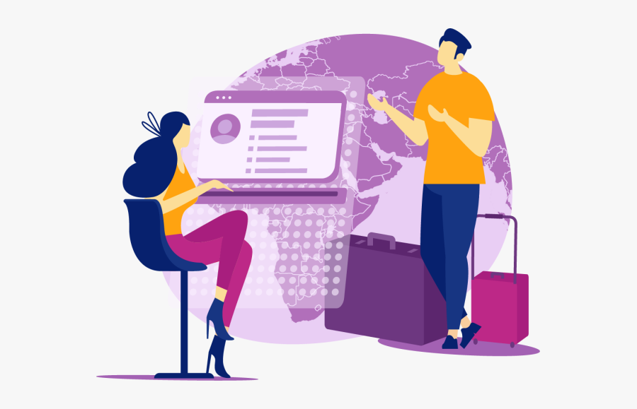 Travel Marketing - Map, Transparent Clipart