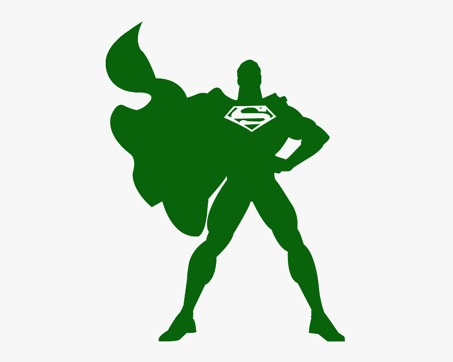 Super Heroes Superman, Transparent Clipart