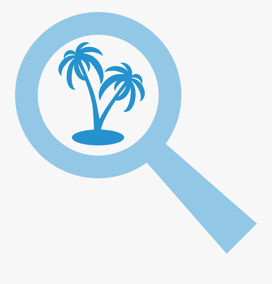 Island Icon Pink, Transparent Clipart