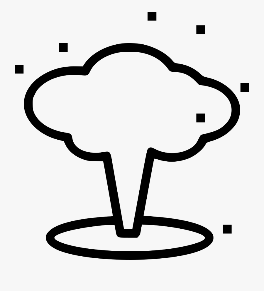 Nuclear Bomb Mushroom Comments - Icon, Transparent Clipart