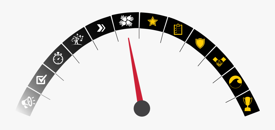 Speedometer - Flamingo Mosaic, Transparent Clipart