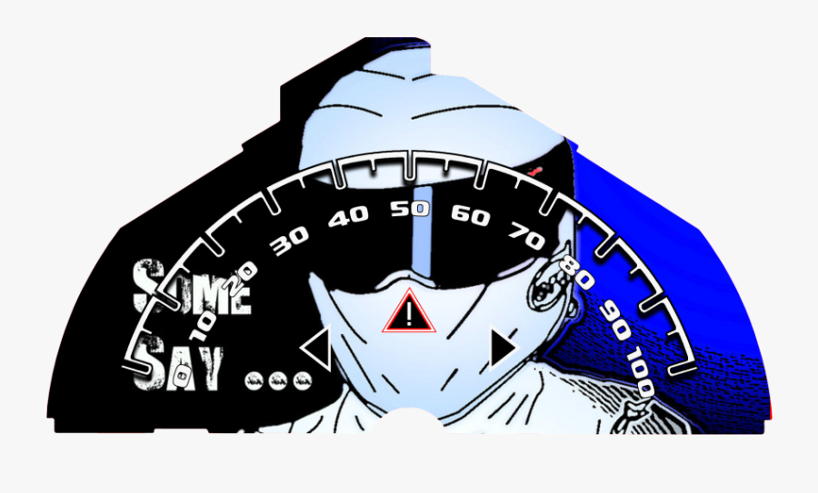 Smart Brabus 451 Speedometer, Transparent Clipart