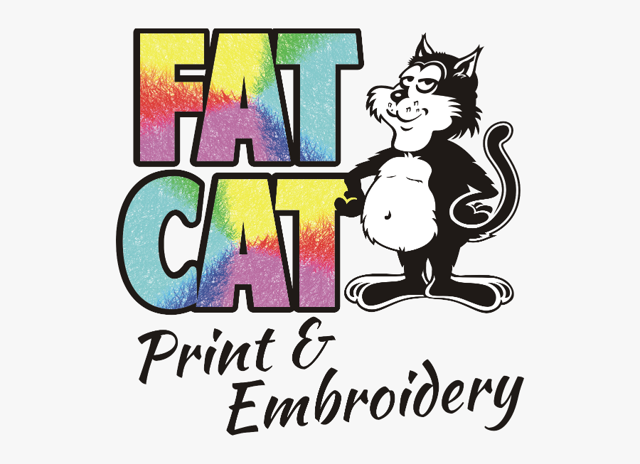 Fat Cat Clip Art, Transparent Clipart