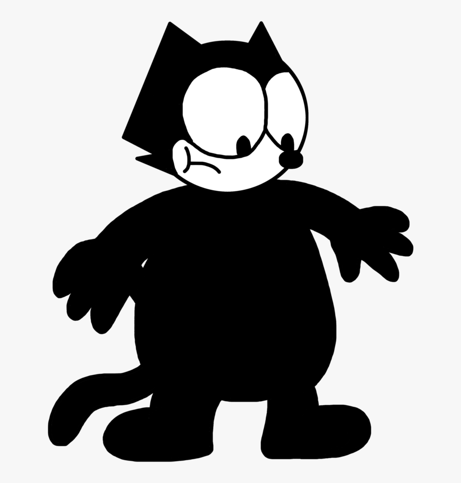 Remake By Marcospower1996 - Fat Felix The Cat, Transparent Clipart