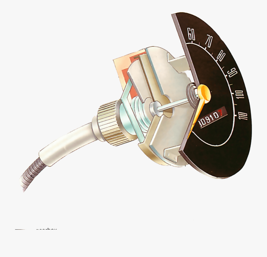 Car Speedometer Works, Transparent Clipart