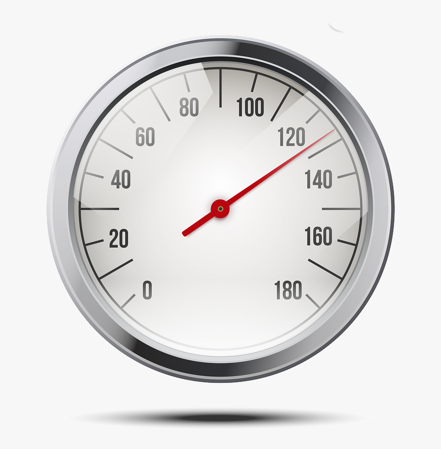 Transparent Speedo Png - Speedometer Round, Transparent Clipart