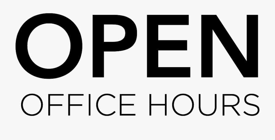 Open Office Hour Png, Transparent Clipart