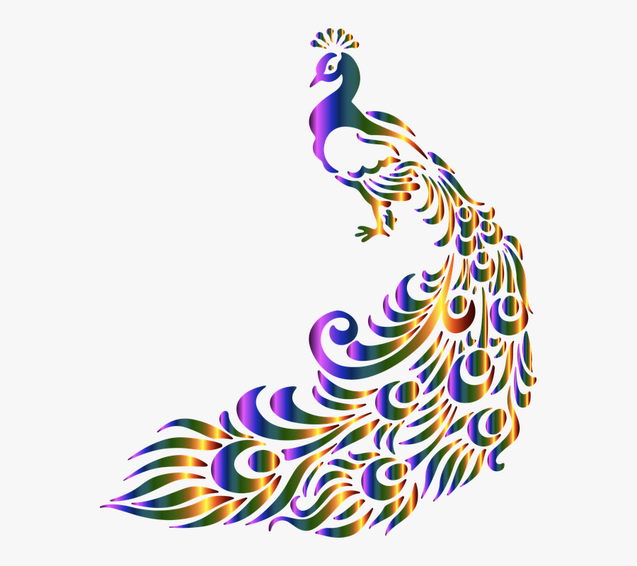 Peacock Clipart Png, Transparent Clipart