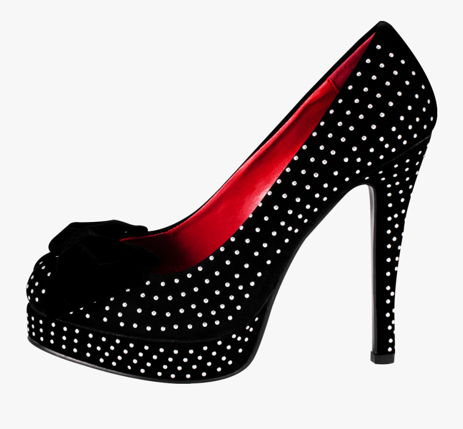 Clip Art High Heels Pinterest - Polka Dot High Heels Clipart, Transparent Clipart