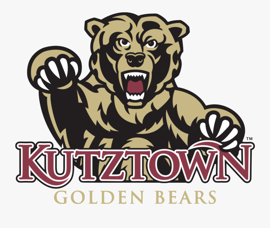 Kutztown Golden Bears Logo, Transparent Clipart