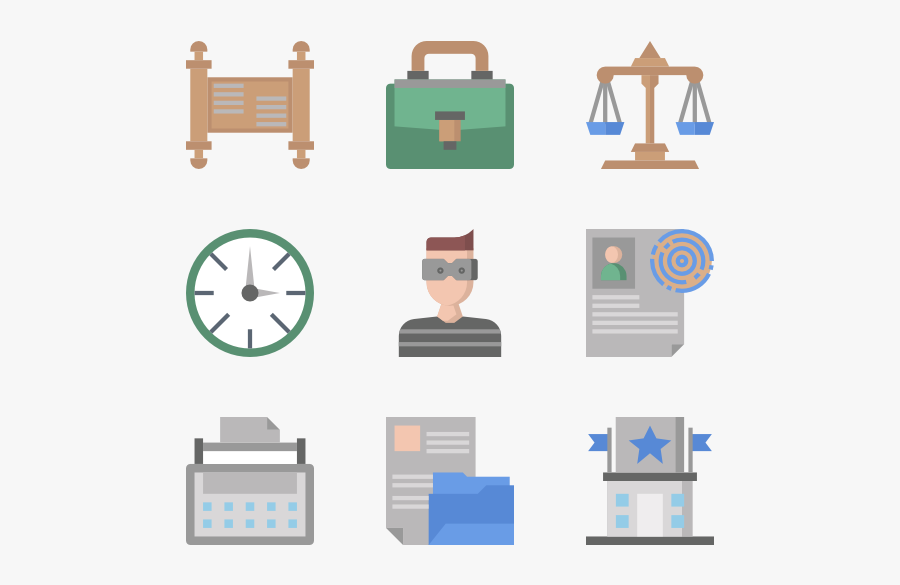 Law And Justice, Transparent Clipart