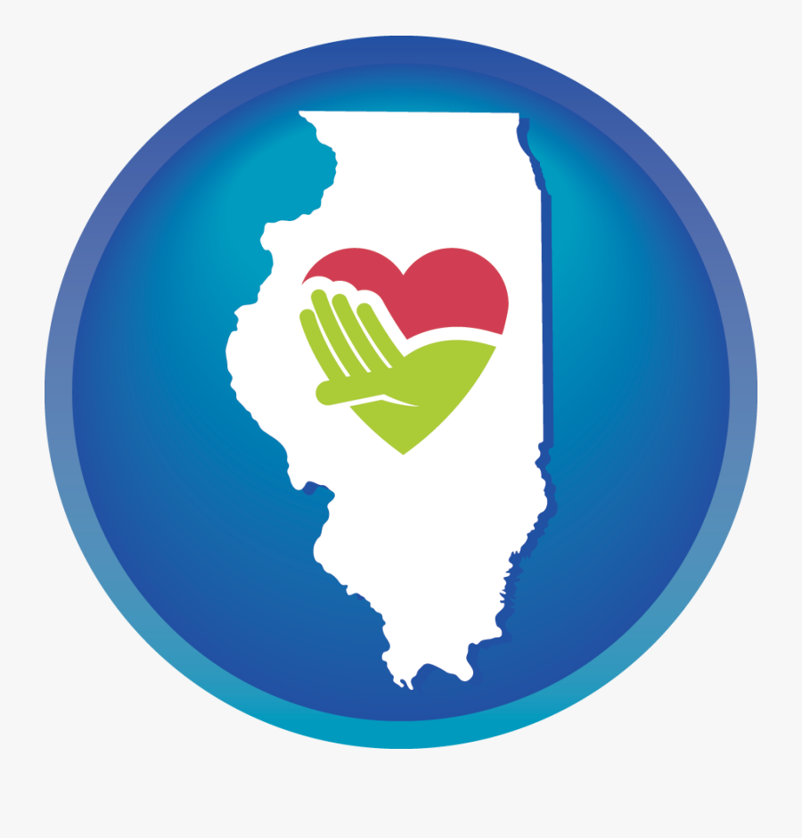 Illinois County Map Vector, Transparent Clipart