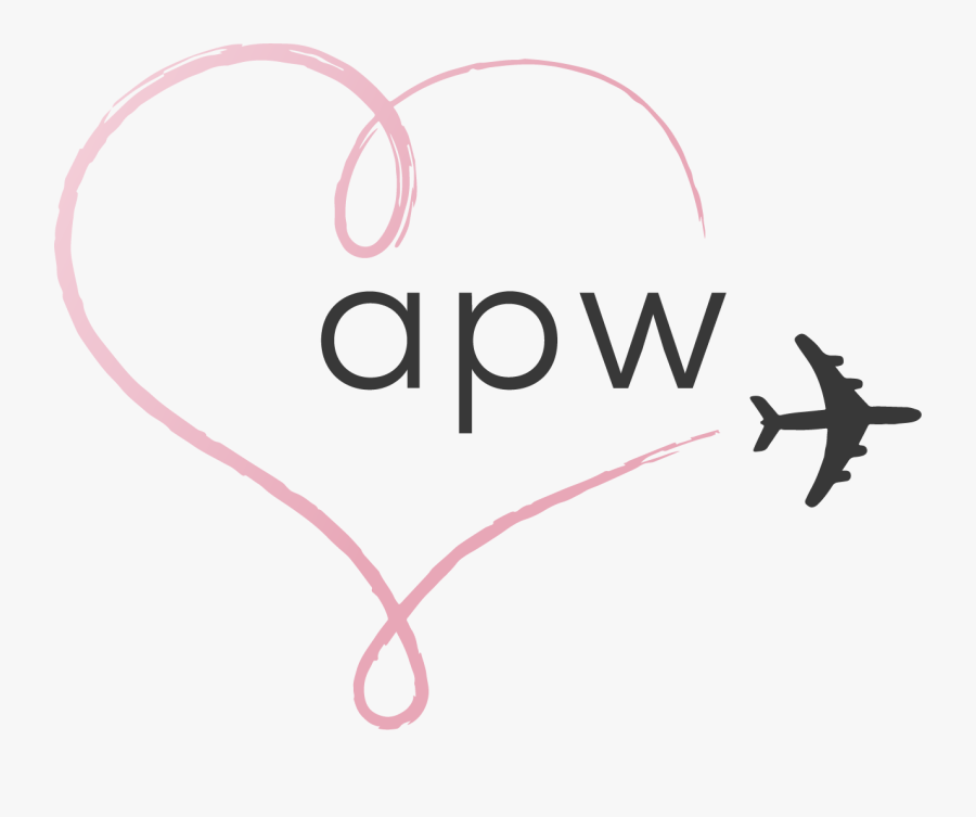 A Piccolo World - Love Hearts And A Plane, Transparent Clipart