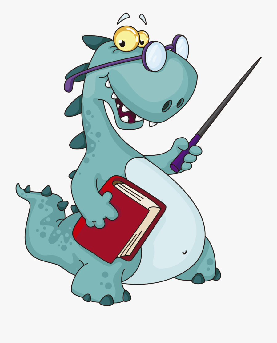 Dino - Dinosaur Teacher Clipart, Transparent Clipart