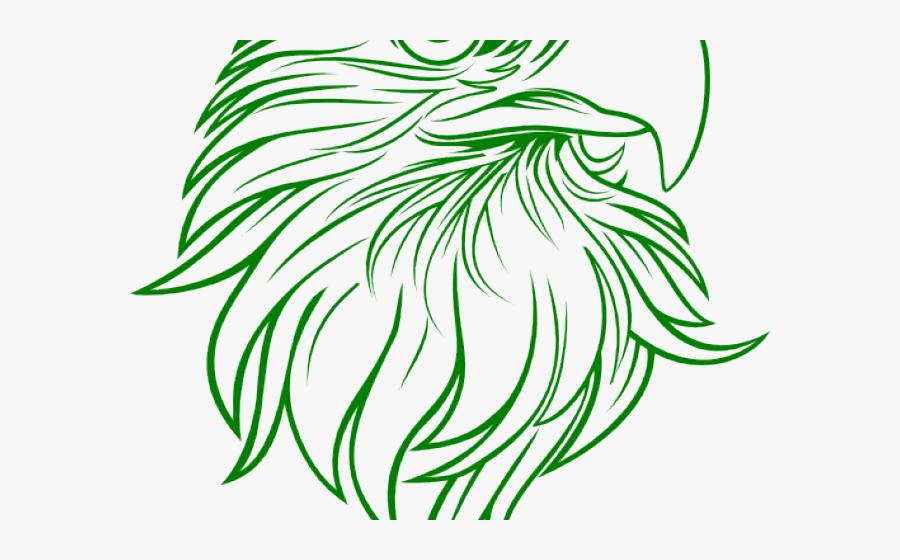 Phillipine Eagle Clipart Head - Eagle Black And White, Transparent Clipart