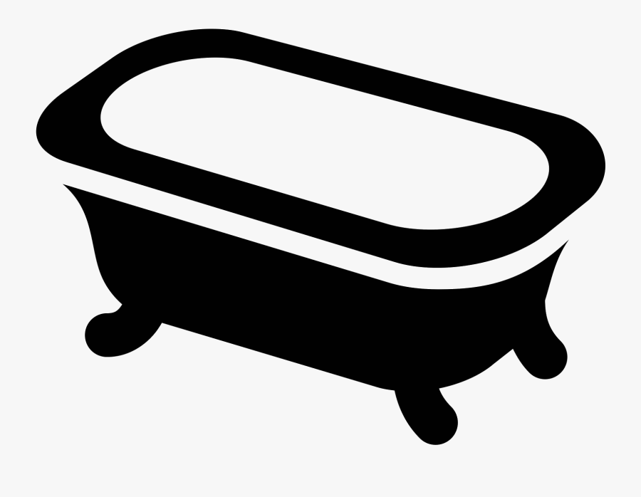 Clip Transparent Stock Bathtub Vector - Bath Icon Png, Transparent Clipart